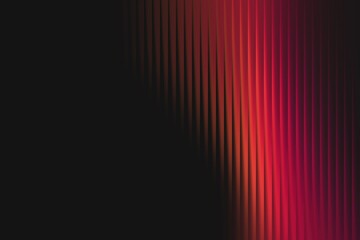 Vertical red and pink striped gradient on a black background, clean and modern design