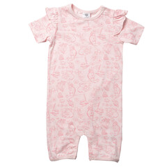 baby clothes isolated on pink