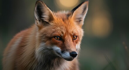 Obraz premium red fox portrait
