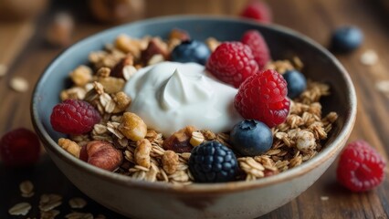 Healthy breakfast bowl (1)