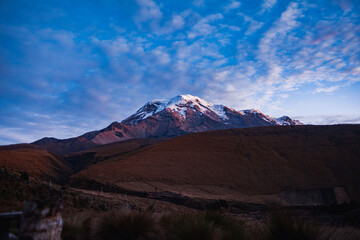 Chimborazo, volcan, Ecuador