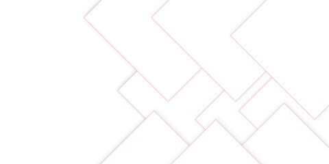 Abstract white background with square lines. Modern geometrical dynamic and seamless backdrop. Geometric triangular shapes pattern design. business technology concept design. 