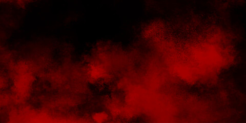 Smoke overlays black and red background. watercolor marble pattern design. paint brush strokes. fire red texture. vintage retro red background. Red vapor on black background. red smoky clouds.	