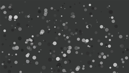 Abstract Background with Circles Dark and Light Grey Tones