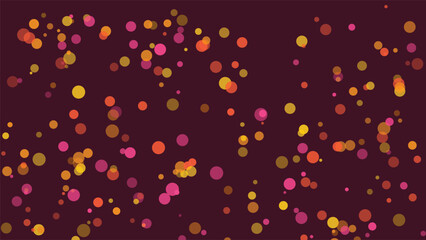 Abstract Dark Background with Colorful Circles and Artistic Geometric Design