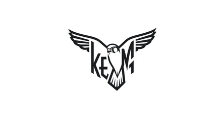 Stylized Bird Logo with Integrated KEM Letters.