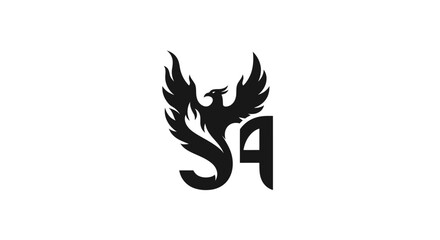 Stylized Phoenix Logo with SA Initials.