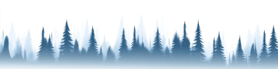 Obraz premium Winter landscape wallpaper illustration scenery nature.