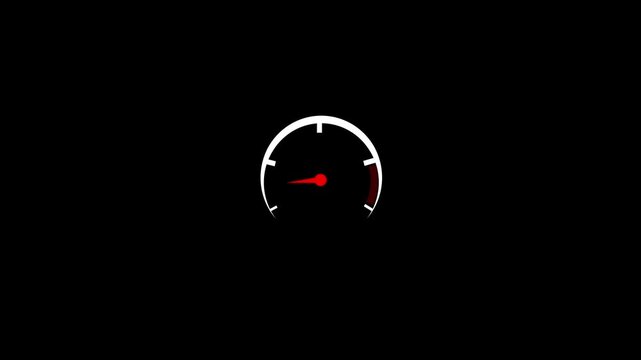 Tachometer revving. Car tachometer arrow revving. Engine rpm meter. Tachometer display. Close up of tachometer speed. Auto increases the speed. Rmp gauge
