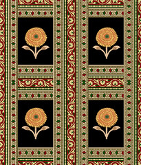 Abstract seamless  colorful geometric wallpaper pattern