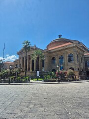 old building in the city in Sicily