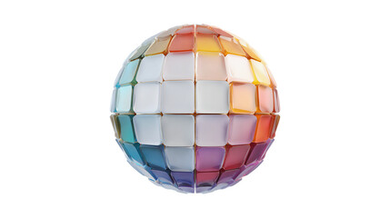 Obraz premium Colorful Glass Egg Abstract Art Design