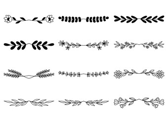 Obraz premium 0028 flower divider