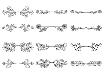 Obraz premium 0036 flower divider