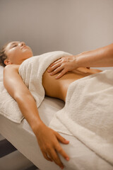 Wellness Therapy – Abdominal Massage by Female Therapist