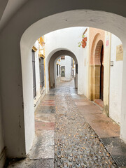 Narrow Passage in the Jewish Quarter of C&oacute;rdoba