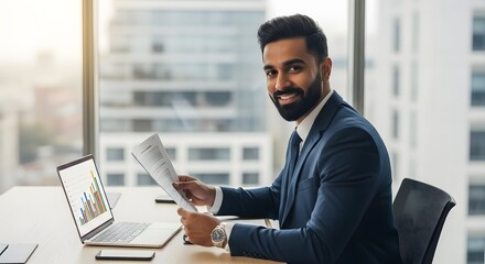 Smiling Female Doctor in Medical Uniform Holding Stethoscope in Modern Clinic