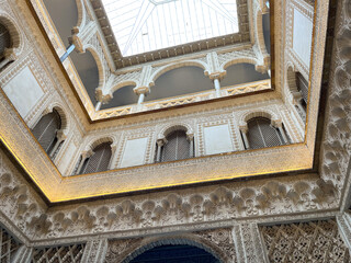 Scrollwork and Patterned Motifs in Real Alc&aacute;zar de Sevilla