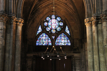 gothic cathedral (saint-&eacute;tienne) in metz in lorraine in france
