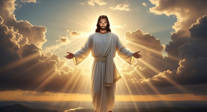 Resurrected Jesus Christ in Heavenly Glory.