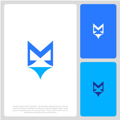Letter M Logo Template Design Vector Illustration	