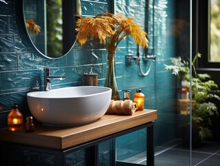 Impressive Bitcoin Coin Surrounded by Energetic Fire and Lightning