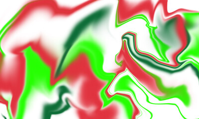 Obraz premium Red green abstract marble texture with high contrast fluid wave patterns 