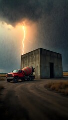 Lightning strikes the city: a force of nature