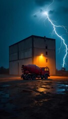Lightning strikes the city: a force of nature
