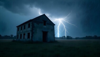 Lightning strikes the city: a force of nature