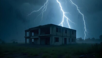 Lightning strikes the city: a force of nature