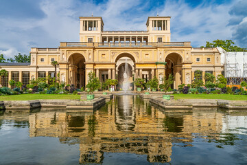 Orangery Palace at Sanssouci park in Potsdam. Germany