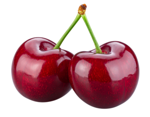 Fresh Surinam Cherry Duo with Highlighted Texture PNG