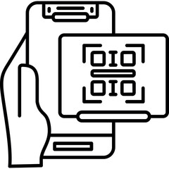 Obraz premium Qr Scan Icon