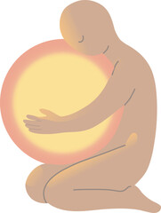 Person Holding Glowing Orb