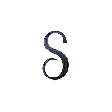 vector illustration of a S alfabeth