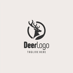 Original Deer Silhouette Logo Icon