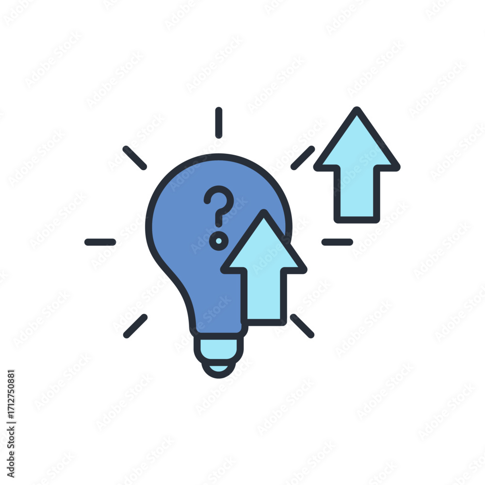 Poster improvisation icon. vector.editable stroke.linear style sign for use web design,logo.symbol illustra