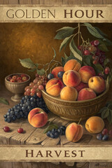 fruits and berries golden hour harvest