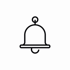 bell ring alarm icon sign vector