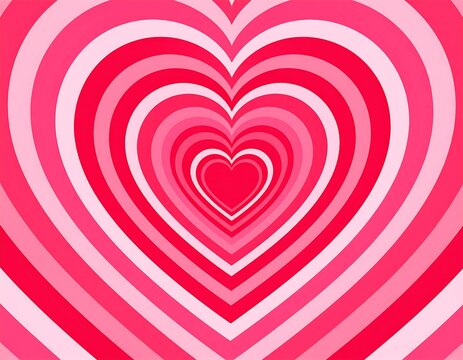 Rotating heart, vibrant colors - Powered by Adobe