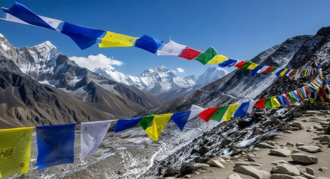 tibetan prayer flags