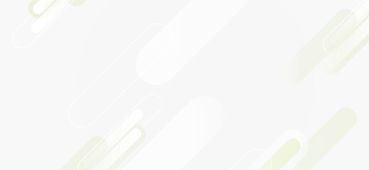 Subtle elegance radiates from this white background, enhanced by soft beige accents and dynamic rounded capsule shapes, creating a fresh and modern aesthetic design