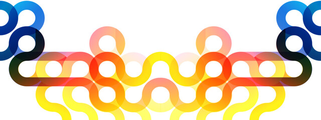Abstract Festival colorful gradient wave design. Colorful gradient strokes and swirls vector illustration.