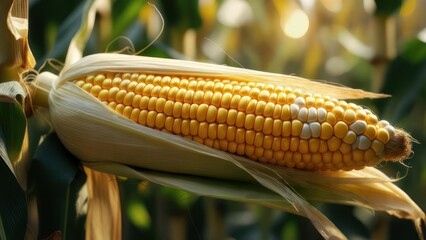 Close-up of corn on the cob