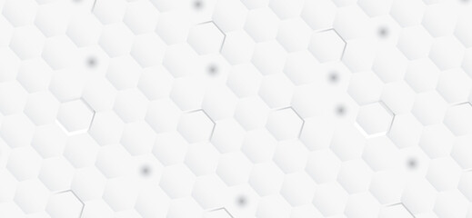 Subtle grayscale tones and crisp geometric honeycomb patterns create a modern background with smooth gradients and hexagonal shapes to offer an elegant aesthetic touch