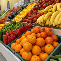  Abundant Farmers Market Stall with Fresh Produce