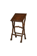 Antique Wooden Lectern or Small Table PNG