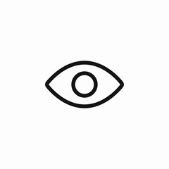 eye see file icon sign vector