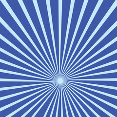Blue White Radiant Sunshine Rays Abstract Background